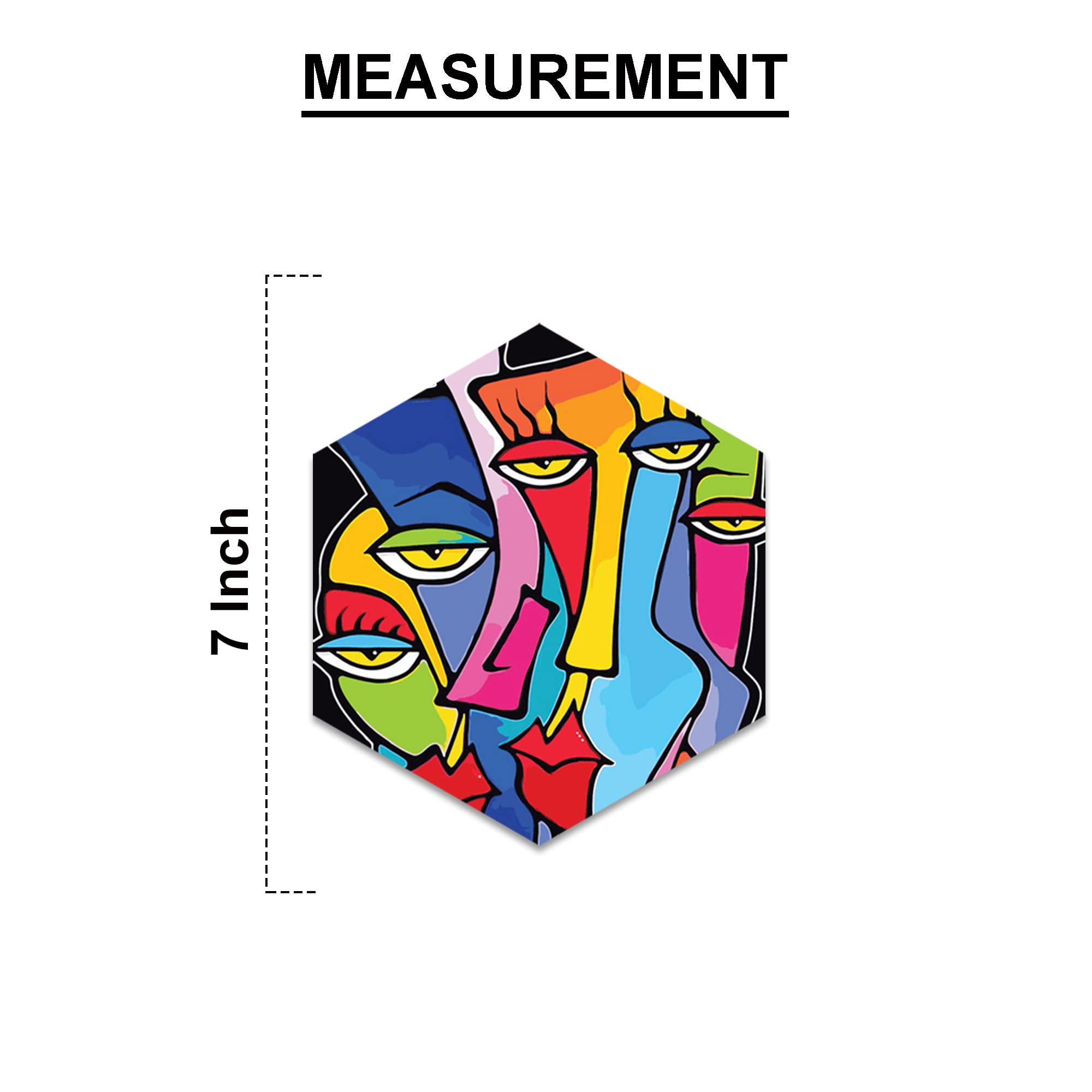 Rag28 Wooden Wall Decor Set Of 5 | Home Decor Items | Wall Decor -Spx-10